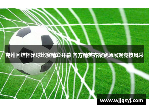 克州团结杯足球比赛精彩开幕 各方精英齐聚赛场展现竞技风采